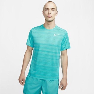 Top Nike Dri-FIT Miler Maneca Scurta Running Barbati Turcoaz Deschis | MUDC-65793